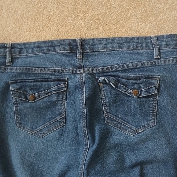 Women's SaltWorks Med Rise Bootcut Jeans 20W. FL - Picture 4 of 7